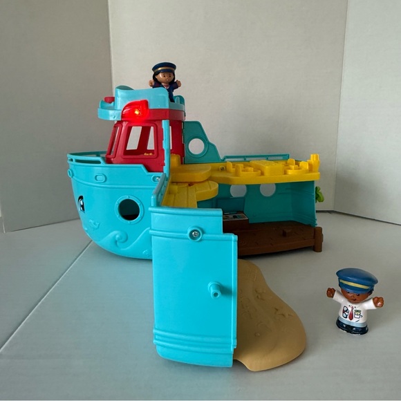 Fisher Price Little People Travel Together Friend Ship Boat Cruise Light & Sound - Picture 13 of 16